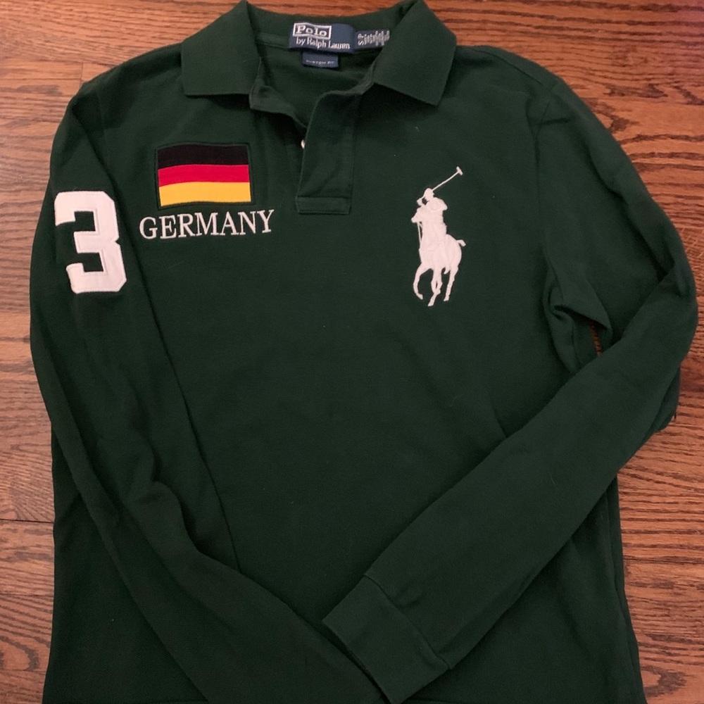 Men’s Germany long-sleeve polo